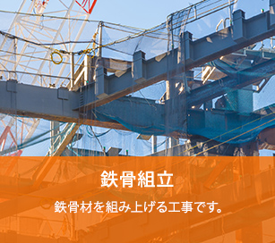 鉄骨組み立て